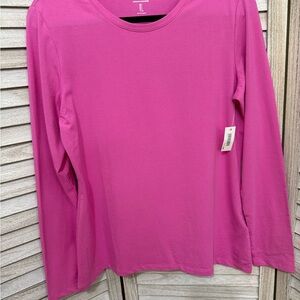 Amazon Essentials Fuchsia Long Sleeve Shirt
